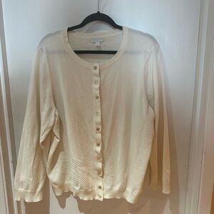 Charter Club Ivory Knit Sweater